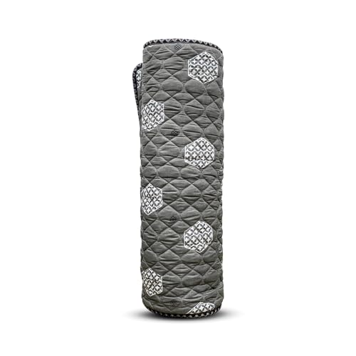 Image of SPINERGY Mattress Cotton Mattress 1 Inch Single Size Comfort Mattress Travel Lite Guest Bed /Floor Mat (4X6 ft or 72X48X1 Inches)