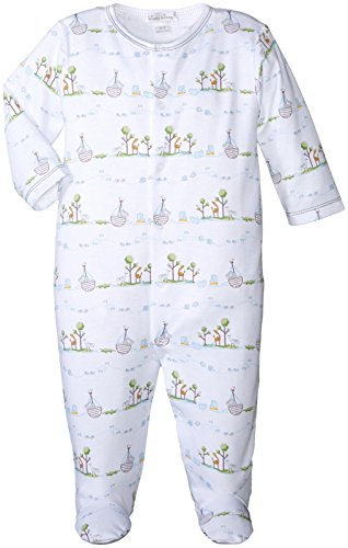 Kissy Kissy Baby-Boys Infant Noah s Print Footie-Light Blue-Newborn