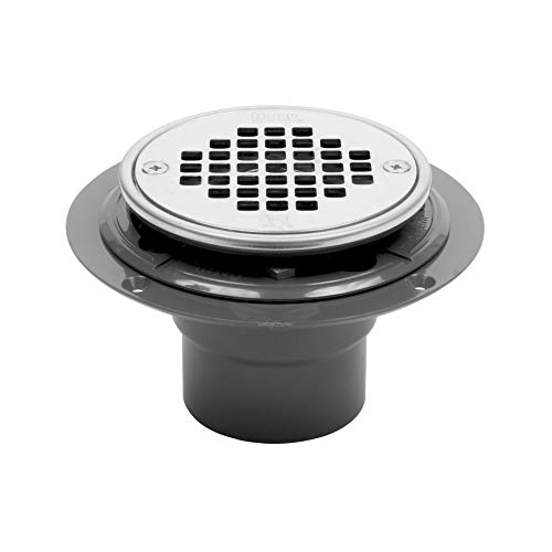 2" X 3", Round Ceramic Shower Stall Drain #TOP6