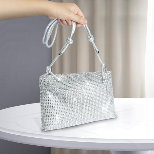 Image of OSDUE Evening Bag Clutch Purses for Women, Rhinestones Purse, Sparkling Envelope Evening Bag
