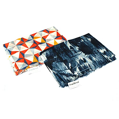 Image of Women's Trendy floral Printed Rayon Stoles Multicolour (Pack of 2)