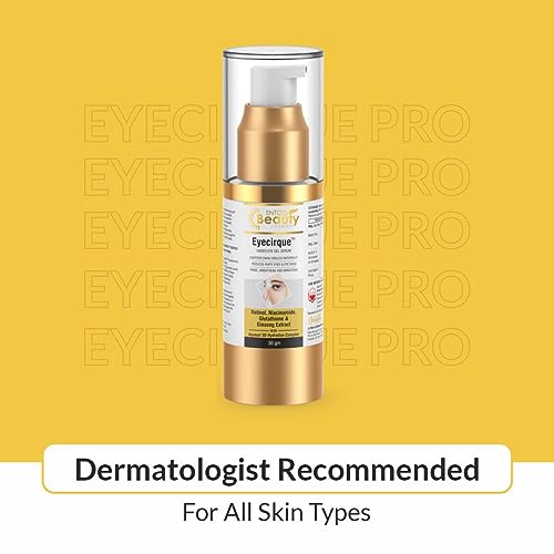 Eyecirque Under EYE Gel Serum - (90g) Trio pack for Dark Circles, Puffiness | 96% Users Reported a Reduction of Dark Circles