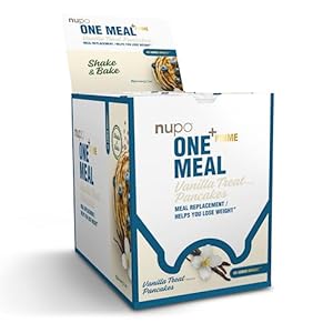 Nupo One Meal +Prime Pannenkoeken I Heerlijke pannenkoekenmix I Hoog eiwitgehalte I Geen toegevoegde suikers I Koolhydraatarm product voor gewichtsverlies of gewichtsbeheersing I 15 maaltijden