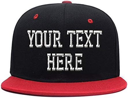 Custom Embroidered Hip-hop Hat Personalized Adjustable Hip-hop Cap Add Your Text