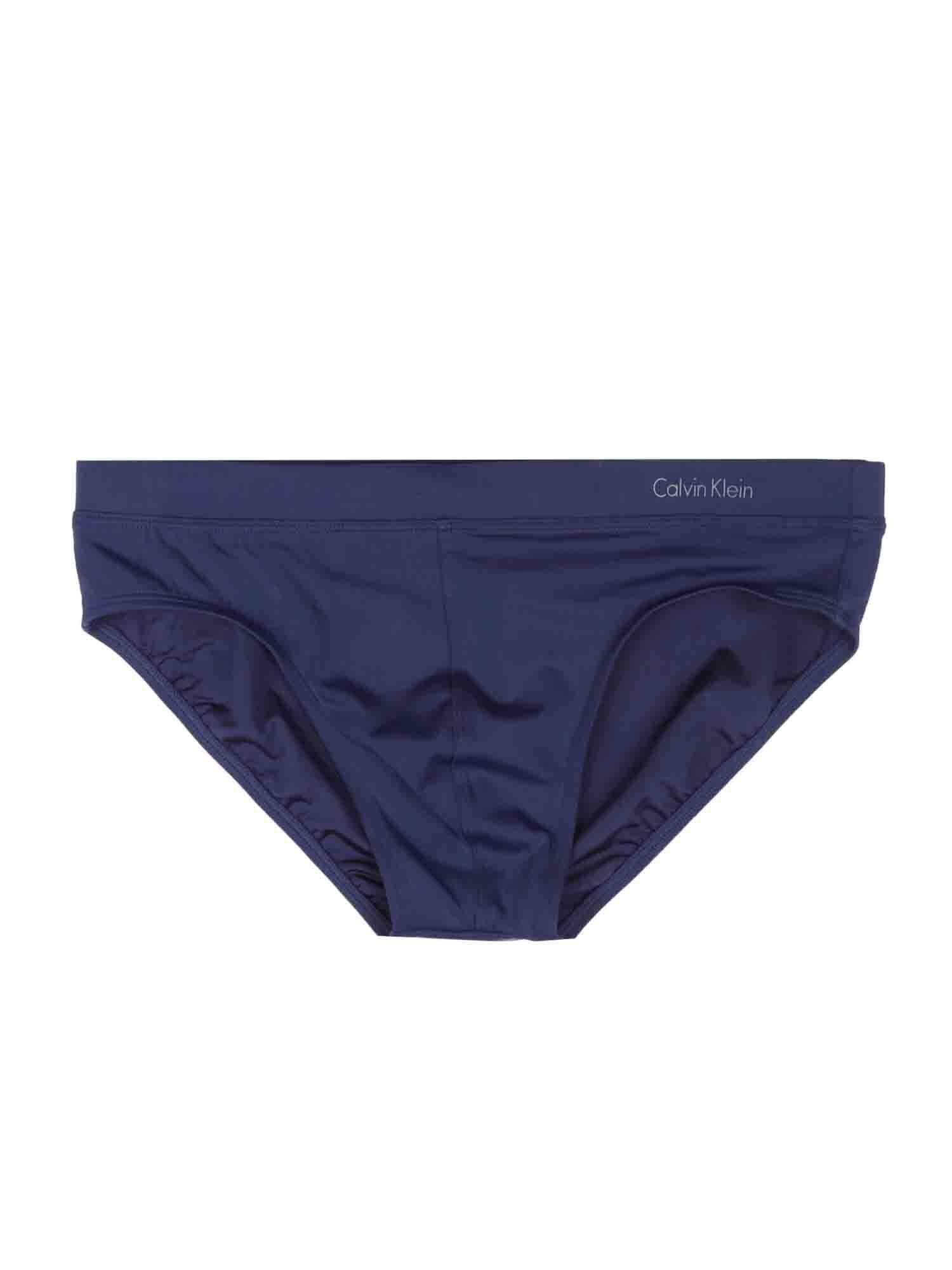 Slip de Bain Calvin Klein Core Solids Homme Noir - 3