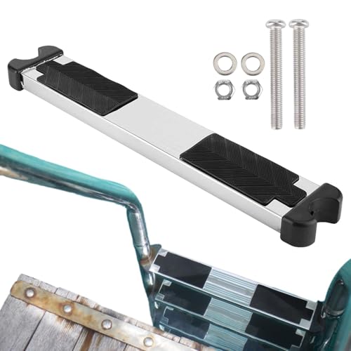 Zahoken Échelle De Piscine, Marches D'échelle De Piscine en Acier Inoxydable, Accessoires De Piscines Système D'entrée Et De Sortie pour Piscines Creusées, Facile À Remplacer