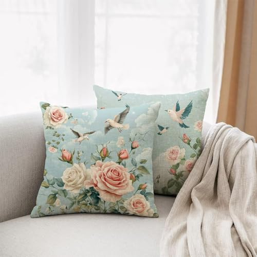 Housse de coussin 22x22inch extérieur imperméable Lejnlnng