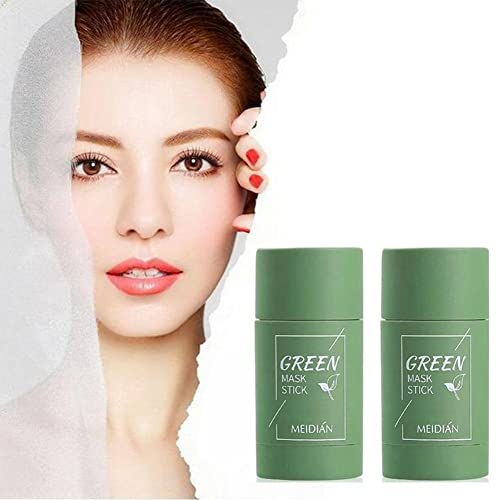 2Pcs Green Tea Mask Stick Cover