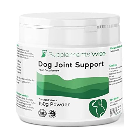 Joint Powder for Dogs - Pain Relief Anti Inflammatory Complex - Dog Joint Care Supplements - Glucosamine For Dogs - Young, and Senior - Hip and Joint Care - Dog Arthritis Support -150g Chicken Flavour Cover