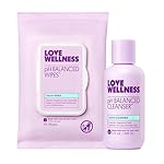 Love Wellness pH Balancing Cleanser & pH Balancing Wipes | Her Essentials Duo | On The Go Support for Her | Cleanser for Balanced pH, Intimate Health & Hygiene