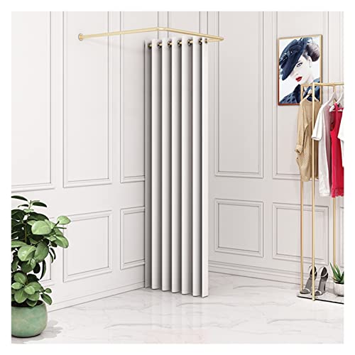 Cabine d'essayage en U 90x200 cm vestiaire amovible pour espace commercial