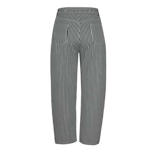 Sinzelimin Women Wide Leg Pants Fashion Drawstring High Waist Pachwork Y2k Striped Sweatpant Loose Casual Full Length Trouser3