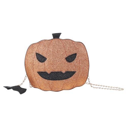 Sac citrouille d'Halloween compact pour ranger vos cosmétiques en soirée
