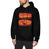 JEWELSHUB Mens American Rock Alice Music in Chains Band Pullover Hoodie Sweatshirt,Cool Long Sleeve Fleece Hooded Sweatshirts Hoodies for Men Adults with Graphic Design L Black