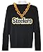 Aminco NFL Pittsburgh Steelers Team Fan Chain, Gold