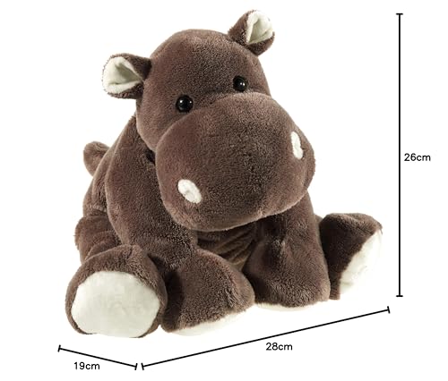 Heunec 277977 MISANIMO Hippo sitzend 28 cm, braun
