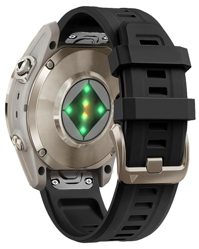 Bracelet silicone 20mm Garmin Epix Pro 42mm idéal du bureau aux séances de sport