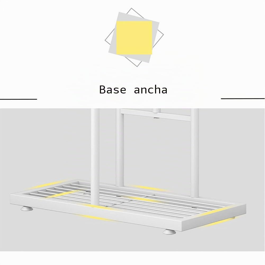 Estantería para plantas, soporte para flores, soporte para plantas, estante para plantas de madera y metal, estantería moderna para plantas de interior, 8 niveles, 9 soportes para macetas