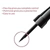 Almay-Liquid-Eyeliner-Waterproof-and-Longwearing-Hypoallergenic-Cruelty-Free-Fragrance-Free-Ophthalmologist-Tested-221-Black-01-oz Almay Liquid Eyeliner, Waterproof, Fade-Proof Eye Makeup, Easy-to-Apply Liner Brush, 221 Black, 0.1 Oz