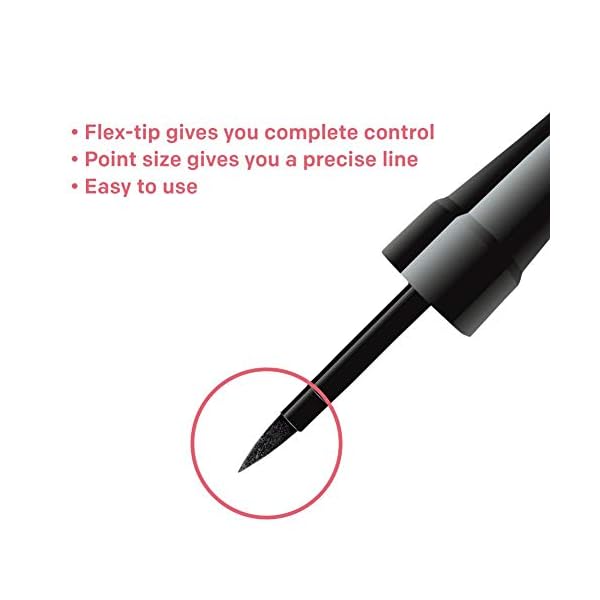 Almay-Liquid-Eyeliner-Waterproof-and-Longwearing-Hypoallergenic-Cruelty-Free-Fragrance-Free-Ophthalmologist-Tested-221-Black-01-oz Almay Liquid Eyeliner, Waterproof, Fade-Proof Eye Makeup, Easy-to-Apply Liner Brush, 221 Black, 0.1 Oz