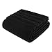 American Soft Linen 35x70 Jumbo Large Bath Towel, 600 GSM 100% Cotton Turkish Bath Sheet, Oversized Luxury Bath Towel for Bathroom Beach and Pool, Black
