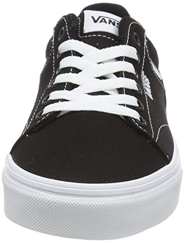 Vans Vans Women's Seldan Shoe | Retro Tennis Inspired Sneakers for Fashion, Work & Everyday WearSneaker, Canvas Black White, 35