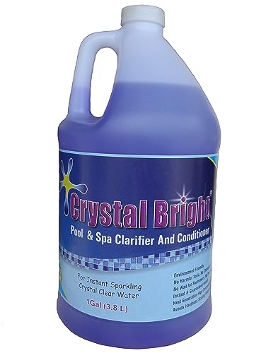 Crystal Bright Concentrated Pool & Spa Water Clarifier & Conditioner (3.6L, Blue)