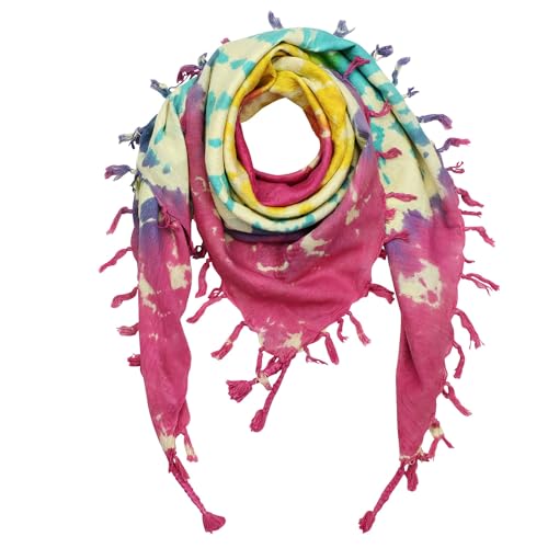 Foulard Arafat palestinien multicolore pour sublimer vos tenues de festival et vos sorties