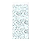 九州紙工 箸袋 HANAミニ 七宝(青) 500枚入り 紙製 和風 業務用 日本製 飲食店 居酒屋 料亭 懐石 高級 ホテル 旅館