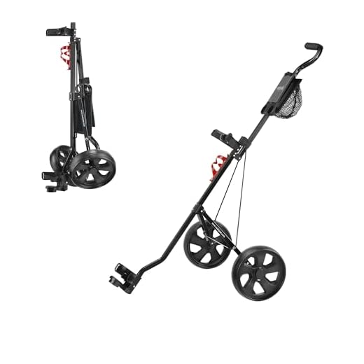 Best golf push cart with umbrella holder CaddyTek CaddyLite 5.8 Deluxe Pull Cart