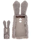 MUELODSIC プラッシュラビットスマホケース モトプレイ の 護 で 触り抜 汚れ