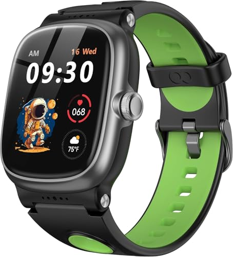 Smartwatch Kinder für Jungen und Mädchen, Fitnessuhr mit Herzfrequenz Schlafmonitor, IP68 Wasserdichte Aktivitäts Tracker Schrittzähler,19 Sportmodi,Wecker, Kinder Smartwatch Geschenke für 4-16 Jahre