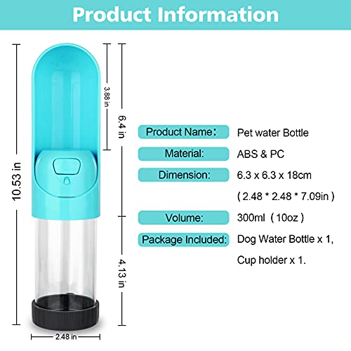 Dog Cat Travel Water Bottle: Portable Leak-Proof Dog Water Dispenser, Suitable for Kitty and Puppy Outdoor Walking… - Image 5