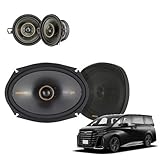 【日本正規品・組付け加工発送】トヨタ ヴェルファイア（40系 R5/6～）グレード”Z プレミア"専用 ※グレード"Z プレミア"以外は適合不可 KICKER キッカー ダッシュボードスピーカー KSC3504、フロントドアスピーカー KSC6904 + 車種別インストールキット OGPFT-40ALVE