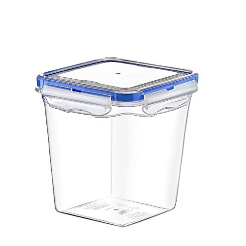 Air Tight Container Clear Plastic Kitchen Food Storage Box Tub (1, 3 Litre)