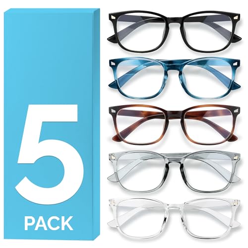 MIGSIR Blue Light Blocking Glasses for Computer Gaming, Fashion Fake Helps Reduce Screen Fatigue Eyeglasses for Women Men