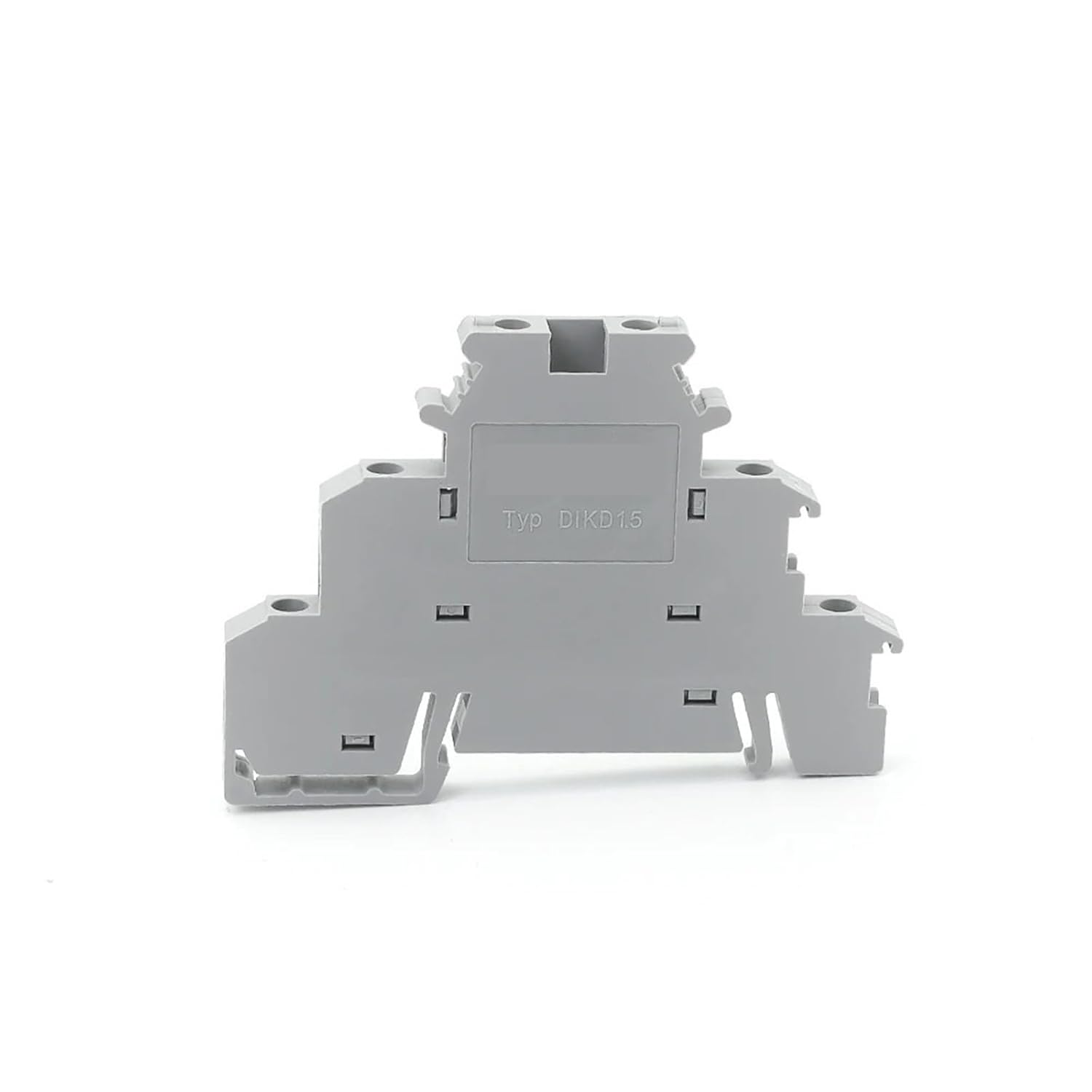 10Pcs Din Rail Terminal Block DIKD-1.5 Three Layer 3 Level Sensor Actuator Triple Wire Connector DIKD1.5 Wire Conductor
