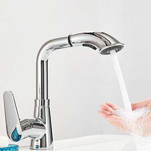 Mitigeur lavabo avec douchette fine pour éliminer les éclaboussures et le calcaire