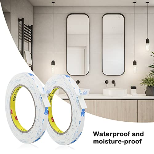 Esteopt 2 rotoli di nastro biadesivo da 3 m