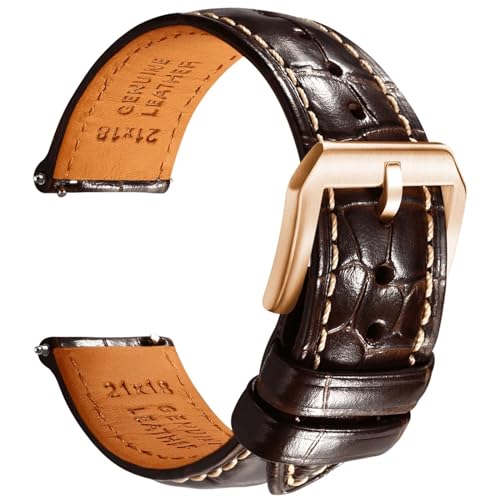 Bracelet de montre en cuir 20mm 22mm pour remplacer un bracelet usé