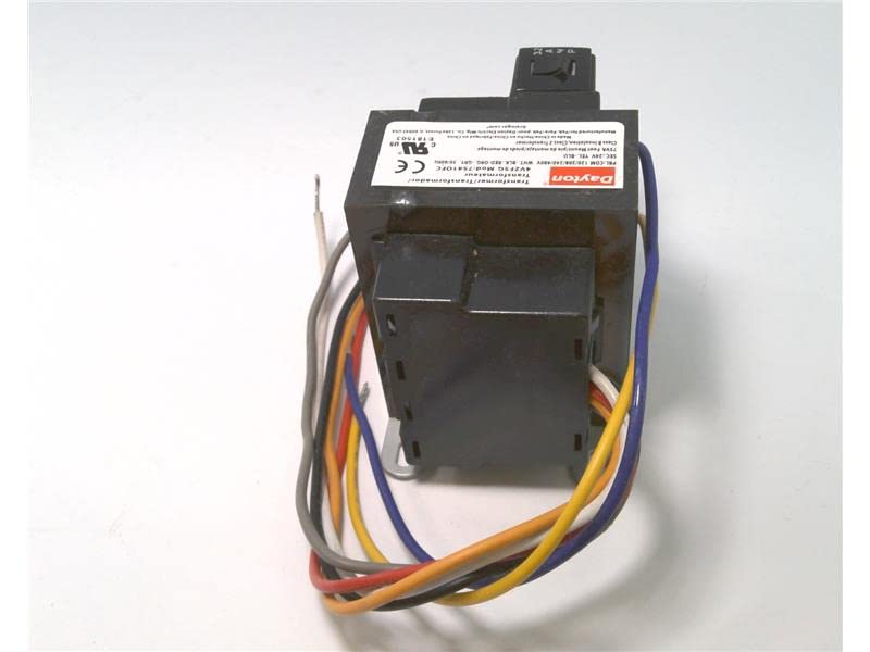DAYTON 4VZF5 SEC 24V, Transformer, PRI 120/208/240V 50/60HZ, Class 2