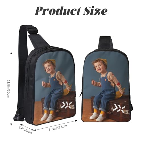 Personalized Sling Backpack Custom Crossbody Bags Sports Outdoor Personalized Bag Backpack Add Your Name Logo Text Image for Men Women3