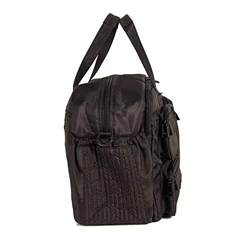 Lug Women's Puddle Jumper Duffel Bag, Brushed Black, One Size