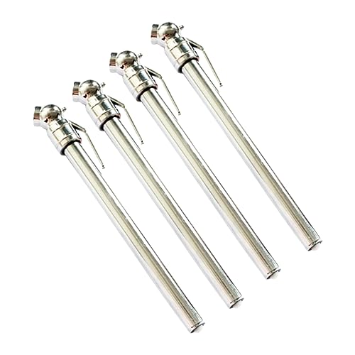 Cabilock 4Pcs Tire Pressure Pencil Gauge Manual Air Pressure for Car Rv ATV Motorcycle No Needed Durable Design Pocket Sized Pressure Checker Psi