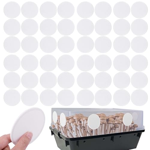 48 Pcs 2.5" Monotub Adhesive Filter Disks, 2MM Thick Monotub Filter Discs