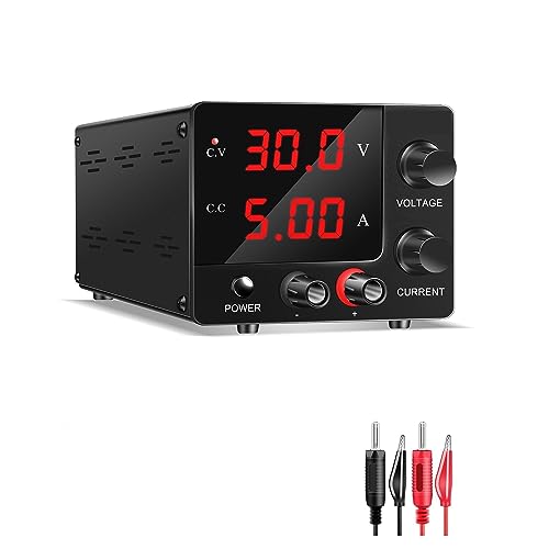 Alimentation CC 30V 5A régulée et réglable pour banc de laboratoire