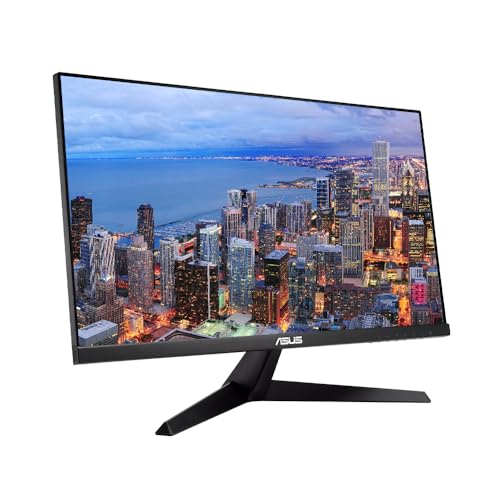 Image of Asus VY249HF 24-inch 1920 x 1080 Full HD LED Backlit LCD Frameless Monitor, 2-Pack Bundle with HDMI, Adaptive-Sync, Eye Care, 100Hz 1ms Smooth Motion and Desk Mount Dual Monitor Stand