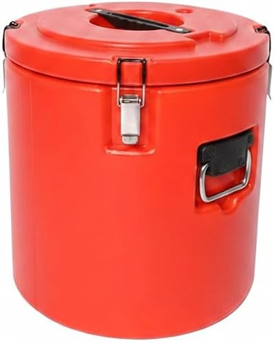 Insulated Food Transport Carrier Cooler Bucket, Heavy-Duty Thermal Food & Beverage Server Container