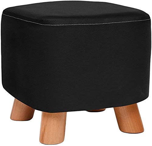 Pouf cube contre la fatigue des pieds, tabouret rembourré en cuir DASHADAO