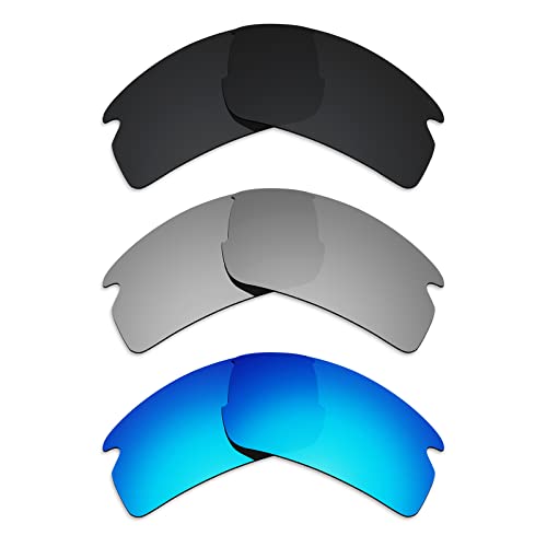 Alphax Polarized Replacement Lenses for Oakley Flak 2.0 OO9295 - Multiple Options